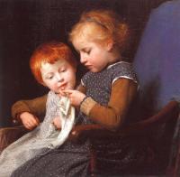 Anker, Albert - The Little Knitters
